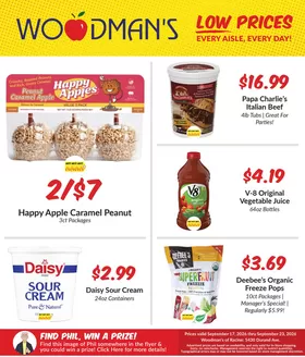 Woodman's catalogue | Wide range of offers | 2026-09-17T00:00:00.000Z - 2026-09-23T00:00:00.000Z