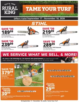 Rural King catalogue in Clinton TN | Circular | 2026-09-17T00:00:00.000Z - 2026-11-18T00:00:00.000Z