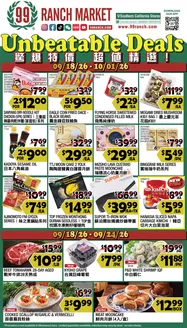 99 Ranch catalogue in Sunset Beach CA | 99 ranch Unbeatable Deals | 2026-09-18T00:00:00.000Z - 2026-10-01T00:00:00.000Z