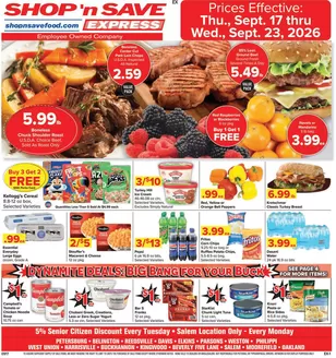 Shop 'n Save catalogue | Offers for bargain hunters | 2026-09-17T00:00:00.000Z - 2026-09-23T00:00:00.000Z