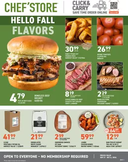 Chef'Store catalogue | Our best offers for you | 2026-09-21T00:00:00.000Z - 2026-10-04T00:00:00.000Z
