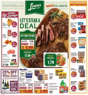 Lowes Foods catalogue in Hampstead NC | Weekly Ad | 2026-09-23T00:00:00.000Z - 2026-09-29T00:00:00.000Z