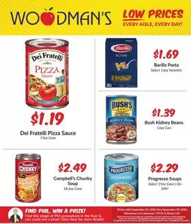 Woodman's catalogue | Attractive special offers for everyone | 2026-09-24T00:00:00.000Z - 2026-09-30T00:00:00.000Z