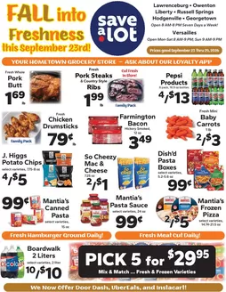 Save a Lot catalogue in Lexington KY | Offers for bargain hunters | 2026-09-23T00:00:00.000Z - 2026-09-29T00:00:00.000Z
