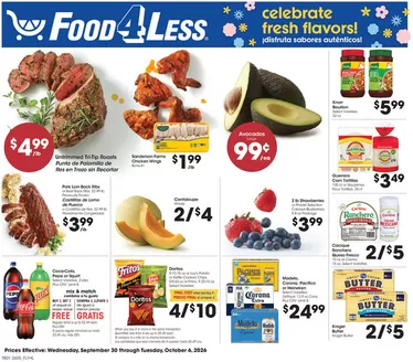 Food 4 Less catalogue | Current bargains and offers | 2026-09-30T00:00:00.000Z - 2026-10-06T00:00:00.000Z