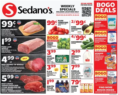 Sedano's catalogue in Dania FL | Top deals and discounts | 2026-09-30T00:00:00.000Z - 2026-10-06T00:00:00.000Z