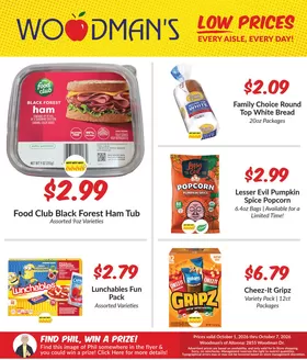 Woodman's catalogue | Woodman's weekly ad | 2026-10-01T00:00:00.000Z - 2026-10-07T00:00:00.000Z