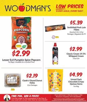 Woodman's catalogue in Appleton WI | Great discounts on selected products | 2026-10-01T00:00:00.000Z - 2026-10-07T00:00:00.000Z