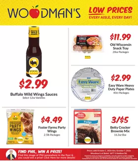 Woodman's catalogue in Loves Park IL | Great offer for all customers | 2026-10-01T00:00:00.000Z - 2026-10-07T00:00:00.000Z