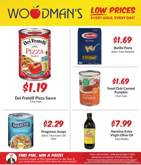Woodman's catalogue | Attractive special offers for everyone | 2026-10-01T00:00:00.000Z - 2026-10-07T00:00:00.000Z