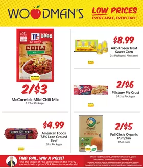 Woodman's catalogue | Exclusive deals for our customers | 2026-10-01T00:00:00.000Z - 2026-10-07T00:00:00.000Z