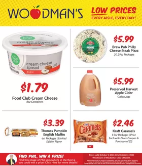 Woodman's catalogue | Current deals and offers | 2026-10-01T00:00:00.000Z - 2026-10-07T00:00:00.000Z