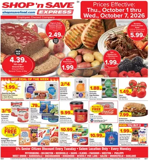 Shop 'n Save catalogue | Great offer for all customers | 2026-10-01T00:00:00.000Z - 2026-10-07T00:00:00.000Z
