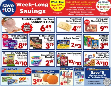 Save a Lot catalogue in Cheektowaga NY | Exclusive deals for our customers | 2026-09-30T00:00:00.000Z - 2026-10-06T00:00:00.000Z
