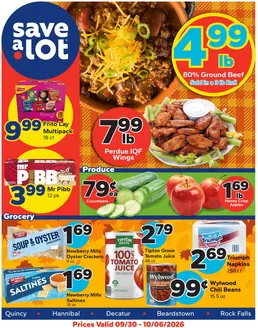 Save a Lot catalogue in Payson IL | Top offers for smart savers | 2026-09-30T00:00:00.000Z - 2026-10-06T00:00:00.000Z