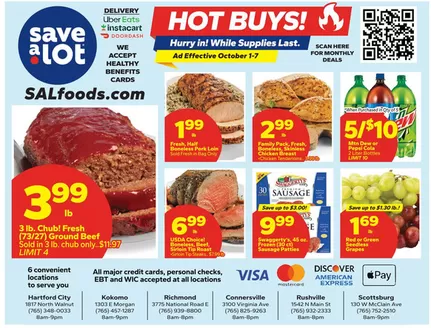 Save a Lot catalogue in Hubbard OH | Discounts and promotions | 2026-10-01T00:00:00.000Z - 2026-10-07T00:00:00.000Z