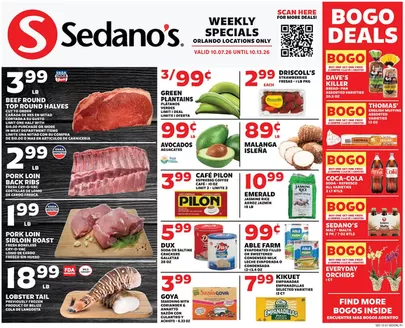 Sedano's catalogue | Current bargains and offers | 2026-10-07T00:00:00.000Z - 2026-10-13T00:00:00.000Z