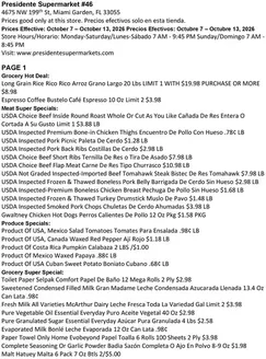 Presidente catalogue | Current bargains and offers | 2026-10-07T00:00:00.000Z - 2026-10-13T00:00:00.000Z