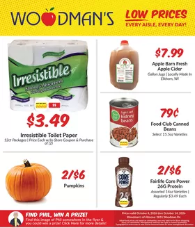 Woodman's catalogue | Woodman's weekly ad | 2026-10-08T00:00:00.000Z - 2026-10-14T00:00:00.000Z