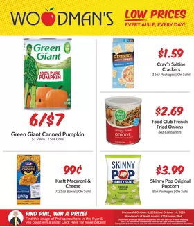 Woodman's catalogue | Great discounts on selected products | 2026-10-08T00:00:00.000Z - 2026-10-14T00:00:00.000Z
