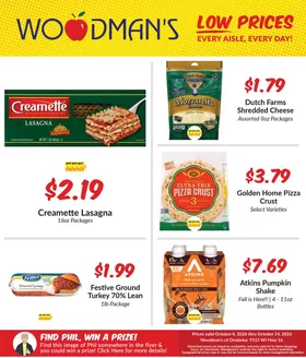 Woodman's catalogue | Exclusive deals and bargains | 2026-10-08T00:00:00.000Z - 2026-10-14T00:00:00.000Z