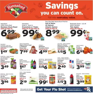 Hannaford catalogue | Current bargains and offers | 2026-10-11T00:00:00.000Z - 2026-10-17T00:00:00.000Z