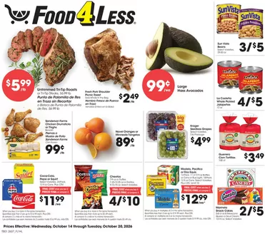 Food 4 Less catalogue in Garden Grove CA | Exclusive deals and bargains | 2026-10-14T00:00:00.000Z - 2026-10-20T00:00:00.000Z