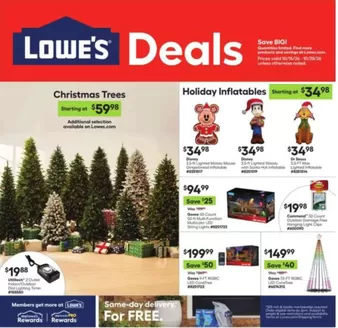 Lowe's catalogue | Top offers for smart savers | 2026-10-15T00:00:00.000Z - 2026-10-28T00:00:00.000Z