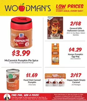 Woodman's catalogue | Great offer for bargain hunters | 2026-10-15T00:00:00.000Z - 2026-10-21T00:00:00.000Z