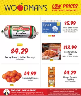 Woodman's catalogue | New offers to discover | 2026-10-15T00:00:00.000Z - 2026-10-21T00:00:00.000Z