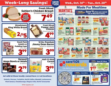 Save a Lot catalogue in Depew NY | Our best offers for you | 2026-10-14T00:00:00.000Z - 2026-10-20T00:00:00.000Z
