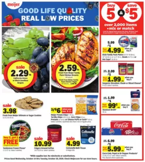 Meijer catalogue | Top deals and discounts | 2026-10-14T00:00:00.000Z - 2026-10-20T00:00:00.000Z