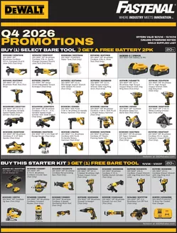 Fastenal catalogue | Fastenal Dewalt Q4 Promo | 2026-10-01T00:00:00.000Z - 2026-12-31T00:00:00.000Z