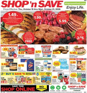 Shop 'n Save catalogue | Shop 'n Save Weekly ad | 2026-10-15T00:00:00.000Z - 2026-10-21T00:00:00.000Z