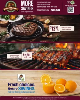 Commissary catalogue | Attractive special offers for everyone | 2026-10-19T00:00:00.000Z - 2026-11-01T00:00:00.000Z