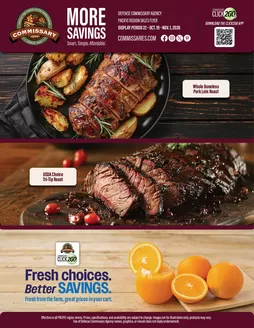 Commissary catalogue | Exclusive deals for our customers | 2026-10-19T00:00:00.000Z - 2026-11-01T00:00:00.000Z