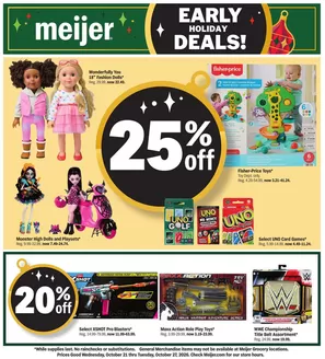 Meijer catalogue | early holiday deals! | 2026-10-21T00:00:00.000Z - 2026-10-27T00:00:00.000Z