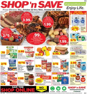 Shop 'n Save catalogue | Shop 'n Save Weekly ad | 2026-10-22T00:00:00.000Z - 2026-10-28T00:00:00.000Z