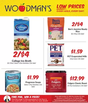 Woodman's catalogue | Attractive special offers for everyone | 2026-10-22T00:00:00.000Z - 2026-10-28T00:00:00.000Z
