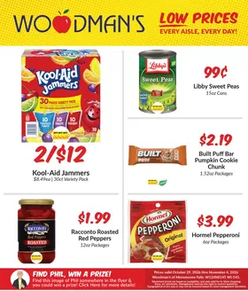 Woodman's catalogue | Great offer for bargain hunters | 2026-10-29T00:00:00.000Z - 2026-11-04T00:00:00.000Z