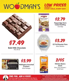 Woodman's catalogue | Current bargains and offers | 2026-10-29T00:00:00.000Z - 2026-11-04T00:00:00.000Z