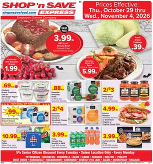Shop 'n Save catalogue | Save now with our deals | 2026-10-29T00:00:00.000Z - 2026-11-04T00:00:00.000Z