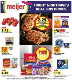 Meijer catalogue | Save now with our deals | 2026-10-28T00:00:00.000Z - 2026-11-03T00:00:00.000Z