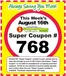 Super One Foods catalogue | Weekly Super Coupon Number | 2026-08-08T00:00:00.000Z - 2026-08-22T00:00:00.000Z