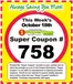 Super One Foods catalogue | Weekly Super Coupon Number | 2026-10-10T00:00:00.000Z - 2026-10-24T00:00:00.000Z