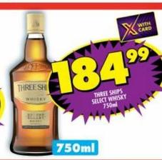 Three ships select whisky