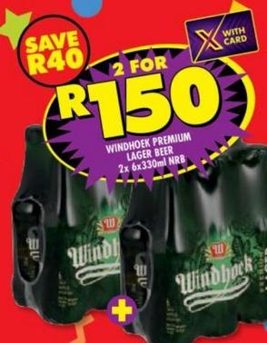 Windhoek premium lagr beer
