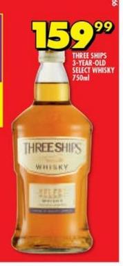 Three ships 3-yeras-old select whisky