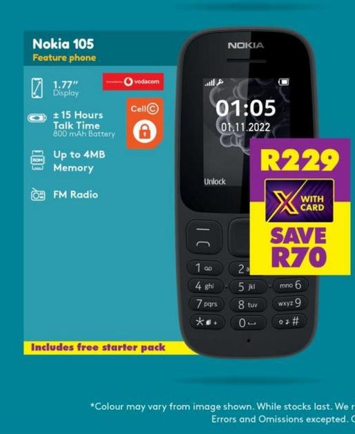 nOKIA 105