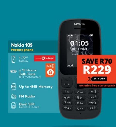 Feature phone Nokia 105